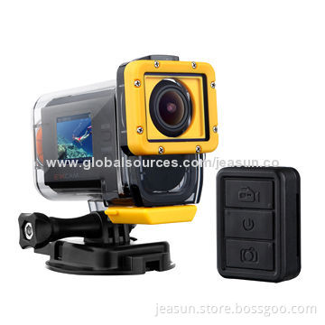 Real 1,080P Full HD Sports camera with 50 Meters, Waterproof